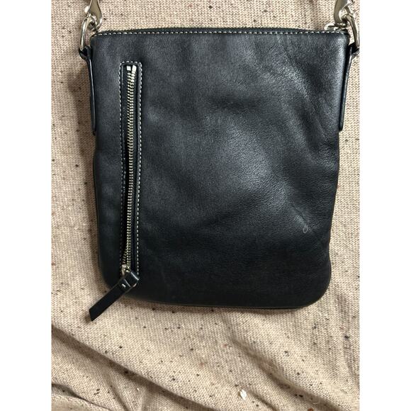Coach Black Leather Turnlock Crossbody Bag Classic Y2K Revival - Picture 7 of 9
